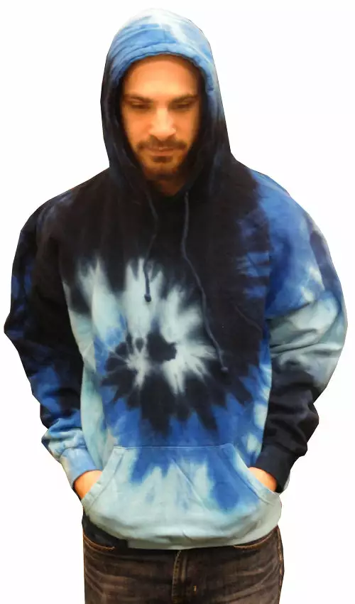 Bewild Tie Dye Hoodie - "Blue Ocean" Tie Dye Hoodie 8 Bewild Tie Dye Hoodie - "Blue Ocean" Tie Dye Hoodie