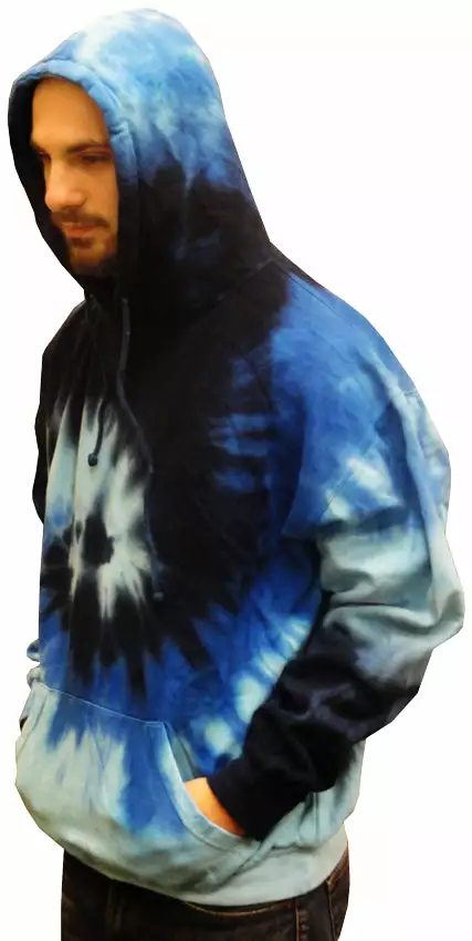 Bewild Tie Dye Hoodie - "Blue Ocean" Tie Dye Hoodie 9 Bewild Tie Dye Hoodie - "Blue Ocean" Tie Dye Hoodie