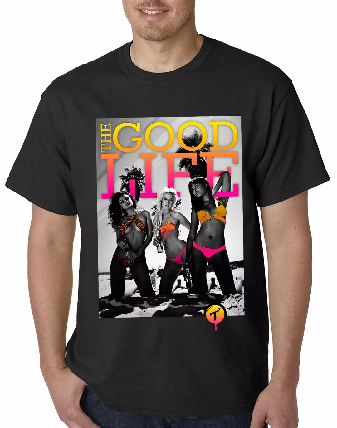 Bewild Tits - Beachin' - The Good Life Mens T-shirt T.I.T.S 5 Bewild Tits - Beachin' - The Good Life Mens T-shirt T.I.T.S