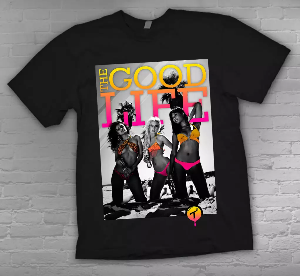 Bewild Tits - Beachin' - The Good Life Mens T-shirt T.I.T.S 9 Bewild Tits - Beachin' - The Good Life Mens T-shirt T.I.T.S