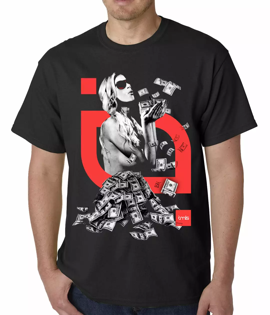 Bewild Tits Clothing "Rolling In Dough" Mens T-Shirt T.I.T.S 5 Bewild Tits Clothing "Rolling In Dough" Mens T-Shirt T.I.T.S