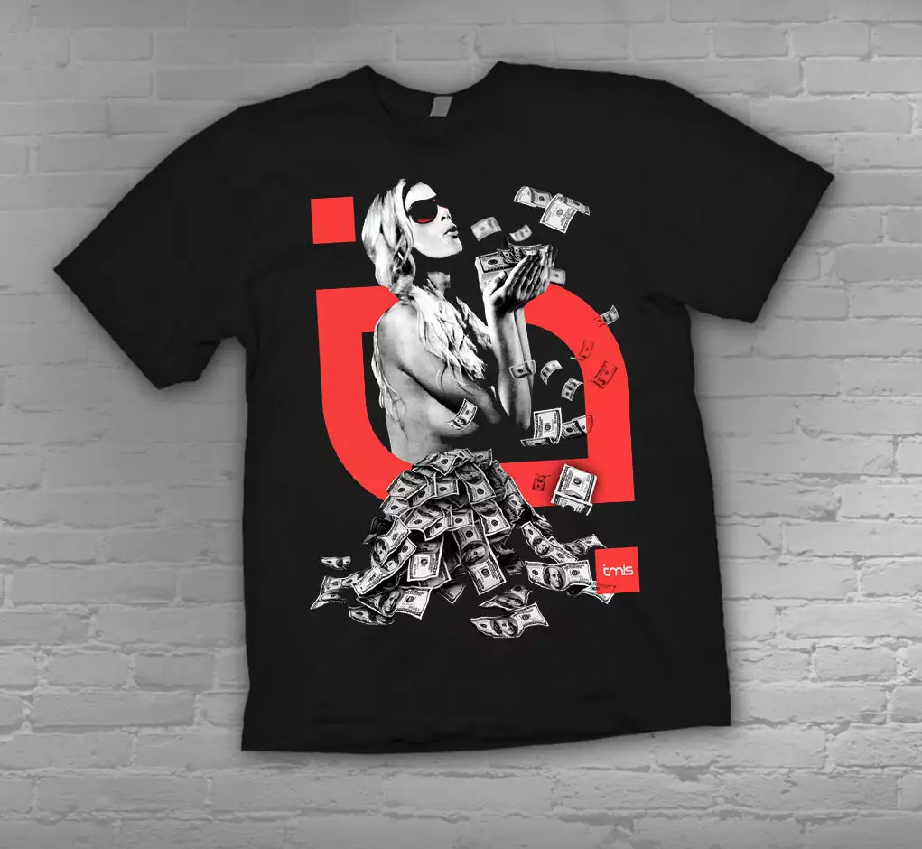 Bewild Tits Clothing "Rolling In Dough" Mens T-Shirt T.I.T.S 7 Bewild Tits Clothing "Rolling In Dough" Mens T-Shirt T.I.T.S