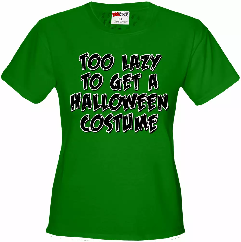 Bewild Halloween Costume T-shirt - Too Lazy To Get A Halloween Costume Girl's T-Shirt 8 Bewild Halloween Costume T-shirt - Too Lazy To Get A Halloween Costume Girl's T-Shirt