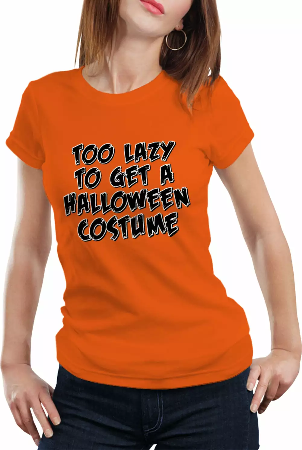 Bewild Halloween Costume T-shirt - Too Lazy To Get A Halloween Costume Girl's T-Shirt 4 Bewild Halloween Costume T-shirt - Too Lazy To Get A Halloween Costume Girl's T-Shirt