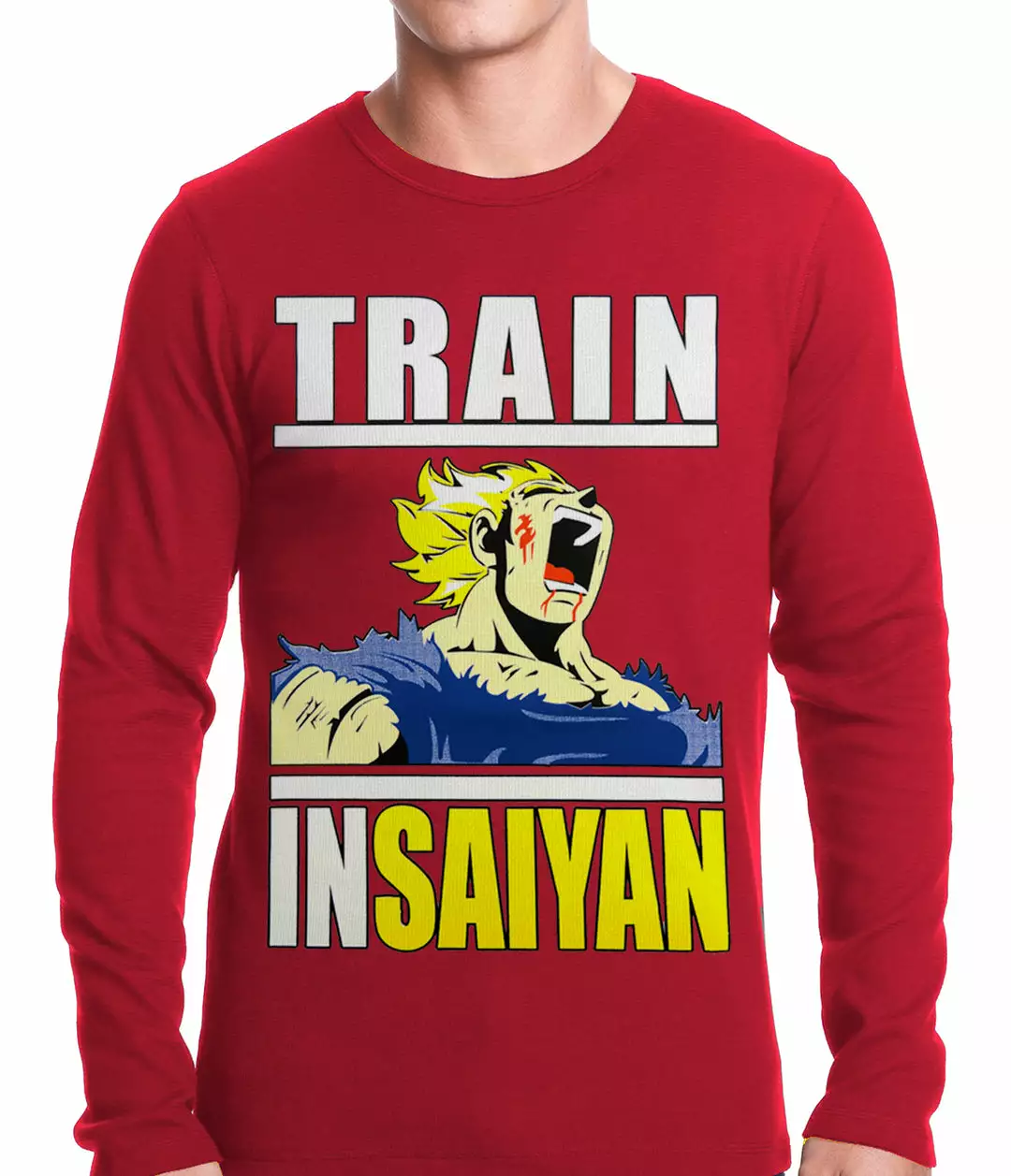 Bewild Cool Funny & Offensive Train Like Insaiyan Thermal Shirt 4 Bewild Cool Funny & Offensive Train Like Insaiyan Thermal Shirt