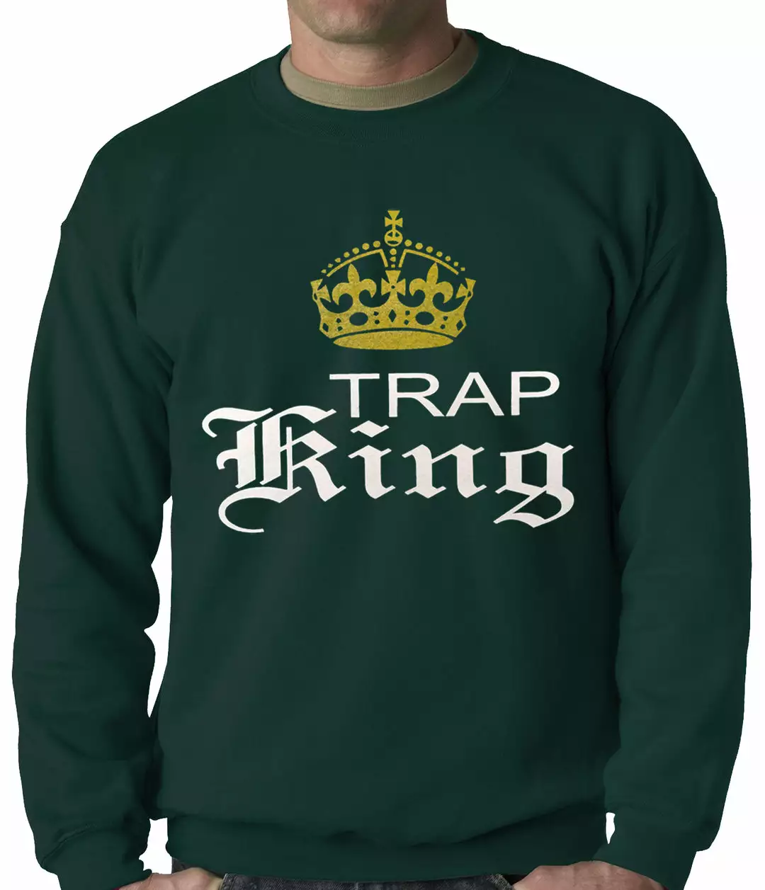 Bewild Trap King Golden Crown Adult Crewneck Hip-Hop Inspired Clothing 5 Bewild Trap King Golden Crown Adult Crewneck Hip-Hop Inspired Clothing