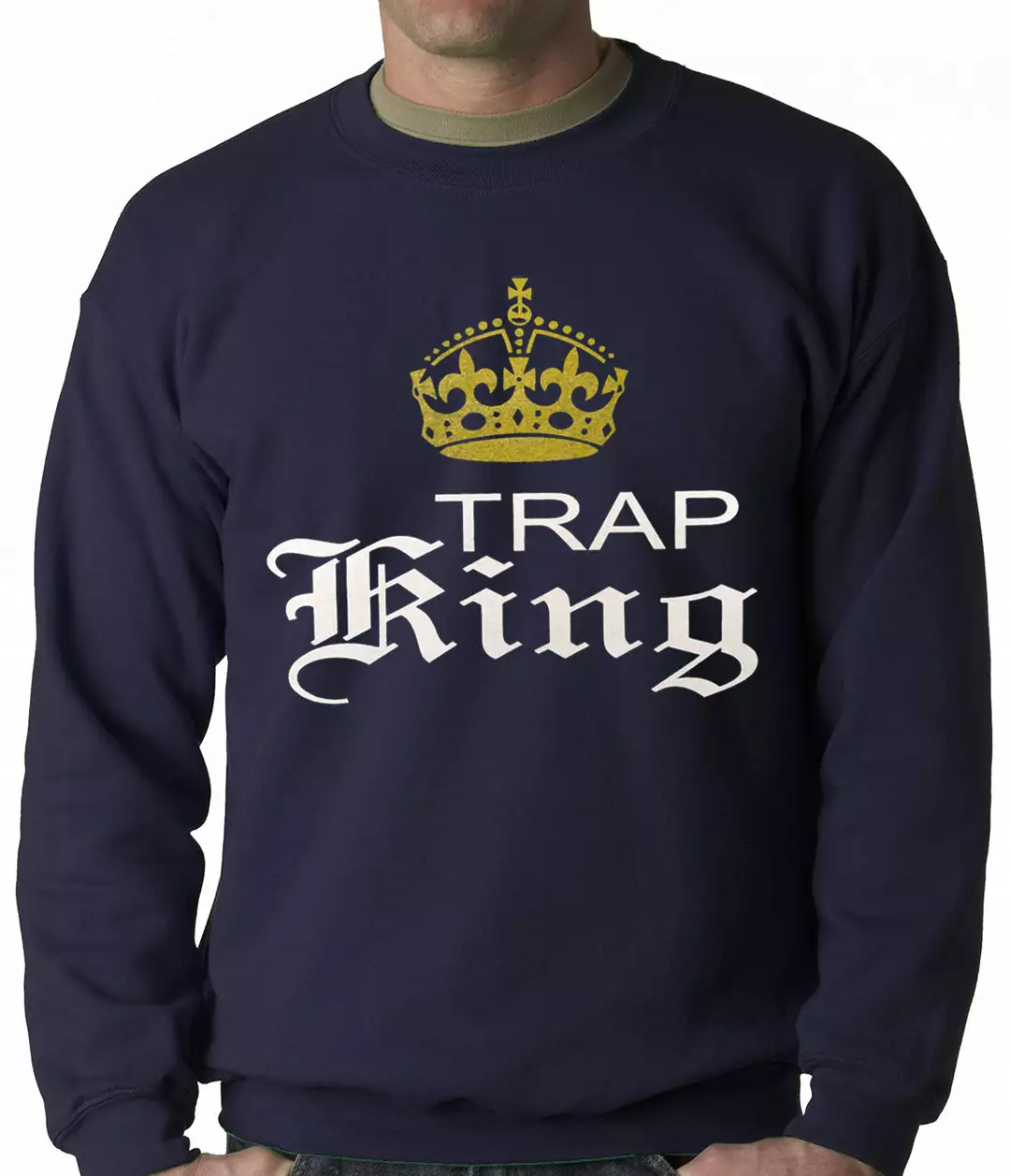 Bewild Trap King Golden Crown Adult Crewneck Hip-Hop Inspired Clothing 7 Bewild Trap King Golden Crown Adult Crewneck Hip-Hop Inspired Clothing