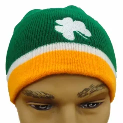 Bewild Tri Color Shamrock Beanie Beanies & Headspins