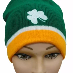 Bewild Tri Color Shamrock Beanie Beanies & Headspins