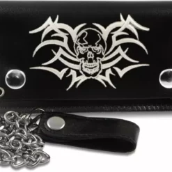 Bewild Tribal Skull 6 Inch Biker Chain Wallet