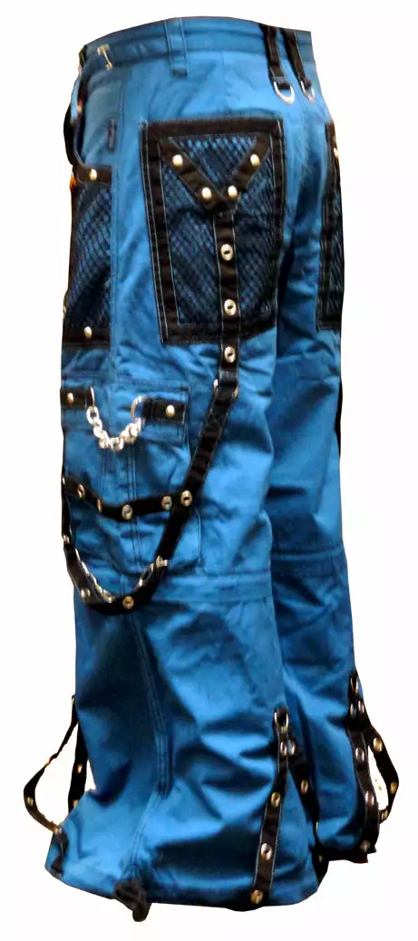 Tripp Darkstreet NYC - Blue "Arctic Nightmare" Bondage Pants (Blue) 5 Tripp Darkstreet NYC - Blue "Arctic Nightmare" Bondage Pants (Blue)
