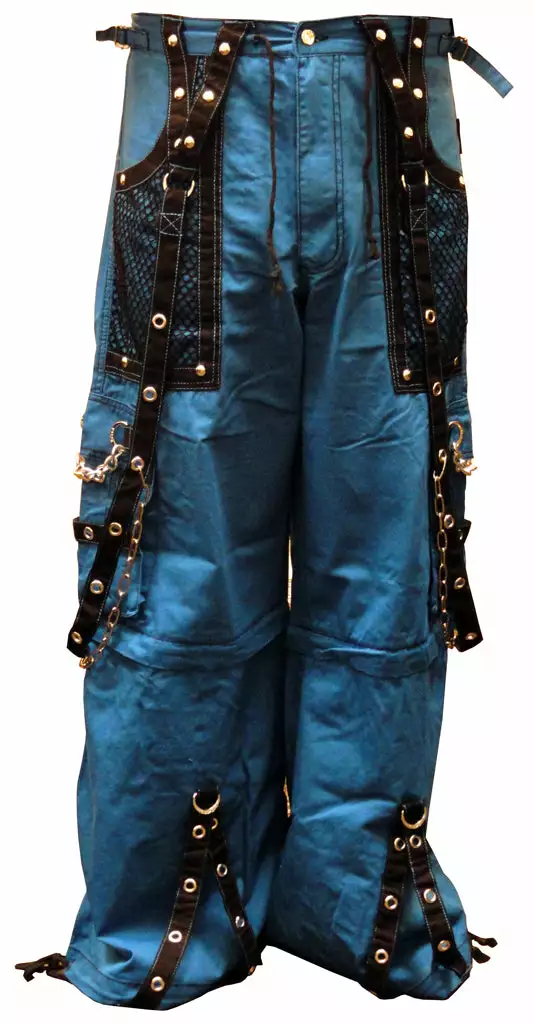 Tripp Darkstreet NYC - Blue "Arctic Nightmare" Bondage Pants (Blue) 3 Tripp Darkstreet NYC - Blue "Arctic Nightmare" Bondage Pants (Blue)