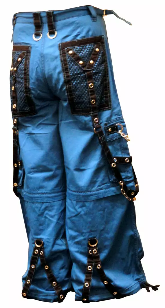 Tripp Darkstreet NYC - Blue "Arctic Nightmare" Bondage Pants (Blue) 7 Tripp Darkstreet NYC - Blue "Arctic Nightmare" Bondage Pants (Blue)