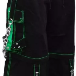Tripp Darkstreet NYC - "Fallout" Bondage Pants (Black / Green) 17 Tripp Darkstreet NYC -