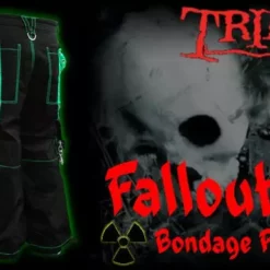 Tripp Darkstreet NYC - "Fallout" Bondage Pants (Black / Green) 21 Tripp Darkstreet NYC -