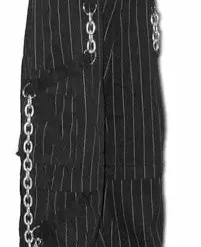 Tripp NYC Tripp Darkstreet NYC - Pinstripe Godfather WideLeg Pants (32 Inch Bottoms)