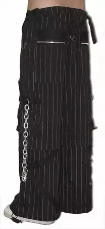 Tripp NYC Tripp Darkstreet NYC - Pinstripe Godfather WideLeg Pants (32 Inch Bottoms) 4 Tripp NYC Tripp Darkstreet NYC - Pinstripe Godfather WideLeg Pants (32 Inch Bottoms)