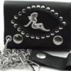 Bewild Trucker Babe Studded Premium Leather Chain Wallet