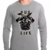 Bewild Tupug Pug Life Thermal Shirt 1 Bewild Tupug Pug Life Thermal Shirt