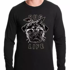Bewild Tupug Pug Life Thermal Shirt