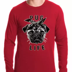 Bewild Tupug Pug Life Thermal Shirt