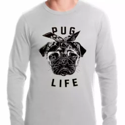 Bewild Tupug Pug Life Thermal Shirt