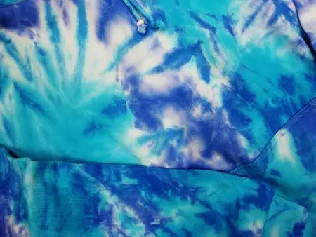 Bewild Tie Dye Tops Tye Dye Pull Over Hoodie (Aqua Splash) 5 Bewild Tie Dye Tops Tye Dye Pull Over Hoodie (Aqua Splash)