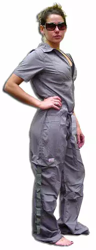 Bewild UFO Skirts & Coveralls UFO Girly Hipster Flight Suit (Grey) 3 Bewild UFO Skirts & Coveralls UFO Girly Hipster Flight Suit (Grey)