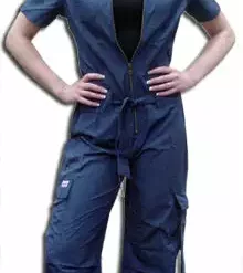 Bewild UFO Girly Hipster Flight Suit (Navy) UFO Skirts & Coveralls