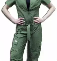 Bewild UFO Girly Hipster Flight Suit (Olive) UFO Skirts & Coveralls