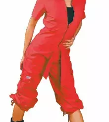 Bewild UFO Skirts & Coveralls UFO Girly Hipster Flight Suit (Red)