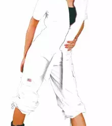 Bewild UFO Girly Hipster Flight Suit (White)