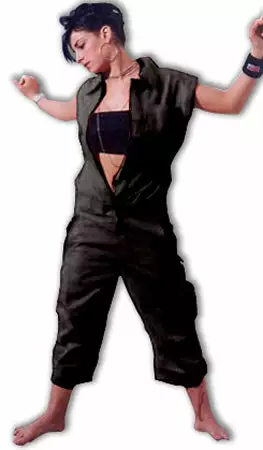 Bewild UFO Skirts & Coveralls UFO Unisex Short Coverall Suit (Black) 3 Bewild UFO Skirts & Coveralls UFO Unisex Short Coverall Suit (Black)