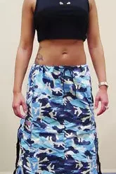 Bewild UFO Skirts & Coveralls Ufo Utility Cargo Skirt (Blue Camo)