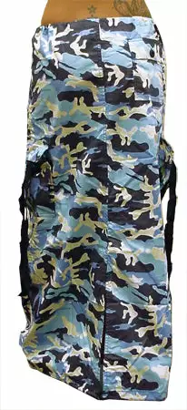 Bewild UFO Skirts & Coveralls Ufo Utility Cargo Skirt (Blue Camo) 6 Bewild UFO Skirts & Coveralls Ufo Utility Cargo Skirt (Blue Camo)