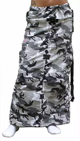 Bewild UFO Skirts & Coveralls Ufo Utility Cargo Skirt (Grey Camo) 3 Bewild UFO Skirts & Coveralls Ufo Utility Cargo Skirt (Grey Camo)