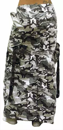 Bewild UFO Skirts & Coveralls Ufo Utility Cargo Skirt (Grey Camo) 5 Bewild UFO Skirts & Coveralls Ufo Utility Cargo Skirt (Grey Camo)