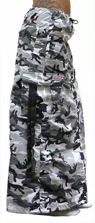 Bewild UFO Skirts & Coveralls Ufo Utility Cargo Skirt (Grey Camo) 6 Bewild UFO Skirts & Coveralls Ufo Utility Cargo Skirt (Grey Camo)