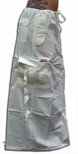 Bewild UFO Skirts & Coveralls UFO Utility Cargo Skirt (Off White) 6 Bewild UFO Skirts & Coveralls UFO Utility Cargo Skirt (Off White)