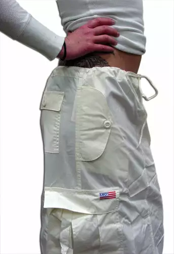 Bewild UFO Skirts & Coveralls UFO Utility Cargo Skirt (Off White) 7 Bewild UFO Skirts & Coveralls UFO Utility Cargo Skirt (Off White)