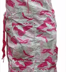 Bewild Ufo Utility Cargo Skirt (Pink Camo)