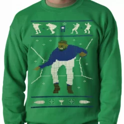 Bewild Ugly Christmas Sweater - Dancing Man Adult Crewneck