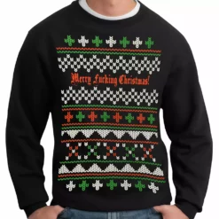 Bewild Ugly Christmas Sweater - Merry F*cking Christmas Crewneck Sweatshirt