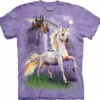Bewild Unicorn, Castle And Rainbow T-shirt The Mountain Apparel 1 Bewild Unicorn, Castle And Rainbow T-shirt The Mountain Apparel