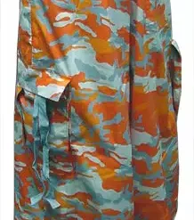 Bewild Unisex 40 " Wide Leg UFO Pants (Orange Camo)