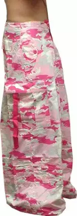 Bewild Unisex 40 " Wide Leg UFO Pants (Pink Camo) 3 Bewild Unisex 40 " Wide Leg UFO Pants (Pink Camo)