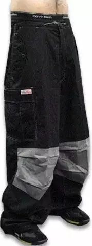 Bewild Unisex Basic UFO Pants (Black And Grey Two Tone) 3 Bewild Unisex Basic UFO Pants (Black And Grey Two Tone)