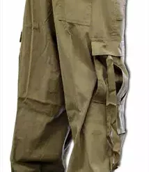 Bewild Unisex Basic UFO Pants (Extreme Comfort Cords (Khaki)