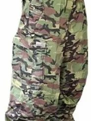 Bewild Unisex Basic UFO Pants (Green Camoflauge)