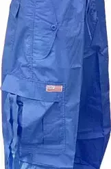 Bewild Unisex Basic UFO Pants (Neon Blue)